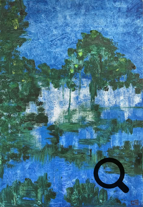 Huile sur toile / Oil on canevas.  60x40cm